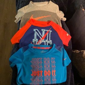 Bundle of 3 Toddler Nike tops